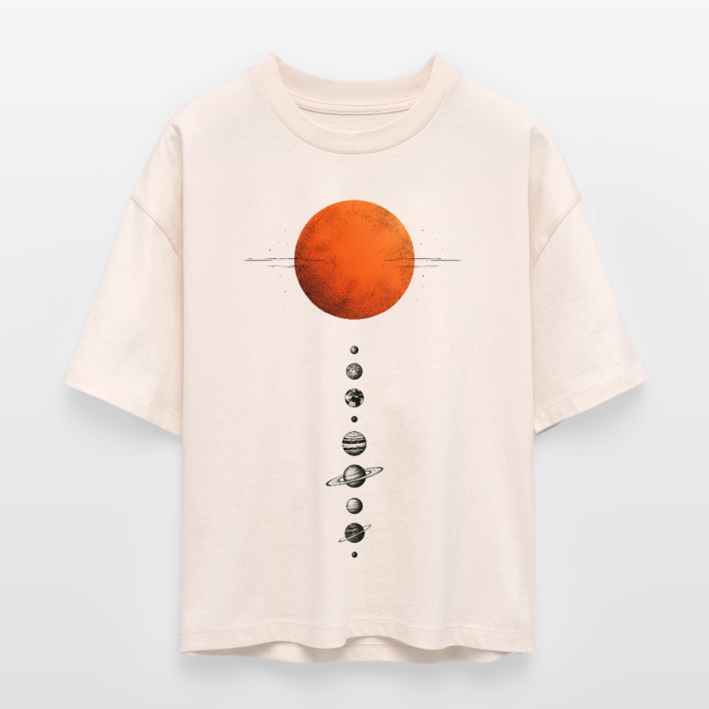 Sonnensystem - Stanley/Stella Frauen Boxy Bio-T-Shirt Nova - Natur