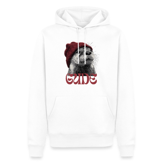Gude Otter - Männer Premium Bio Hoodie - Weiß