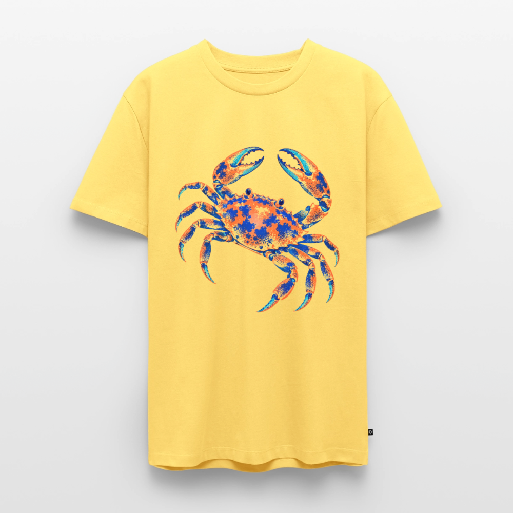 Crab Ink – Männer Premium T-Shirt - Pastellgelb