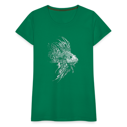 Rotfeuerfisch - Monochrom - Frauen Premium T-Shirt - by Artful Alchemist