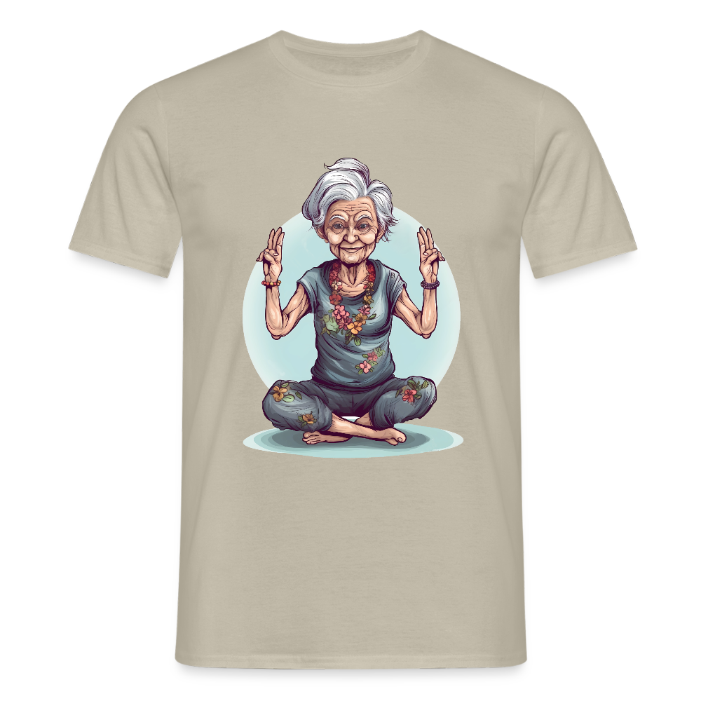 Coole Yoga Oma - Meditation im besten Alter - Männer T-Shirt - by Artful Alchemist