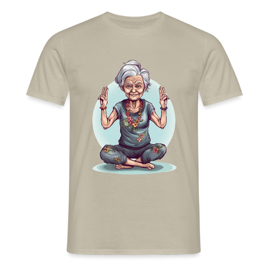 Coole Yoga Oma - Meditation im besten Alter - Männer T-Shirt - by Artful Alchemist