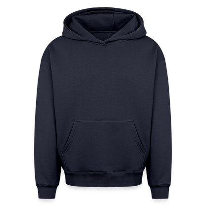 Nature Spiral – Oversized Heavyweight Unisex Hoodie - Navy