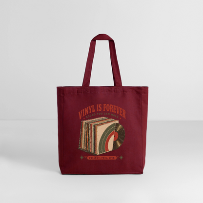 Vinyl Is Forever - Midweight recycelter Stoffbeutel von Stanley/Stella - by Artful Alchemist