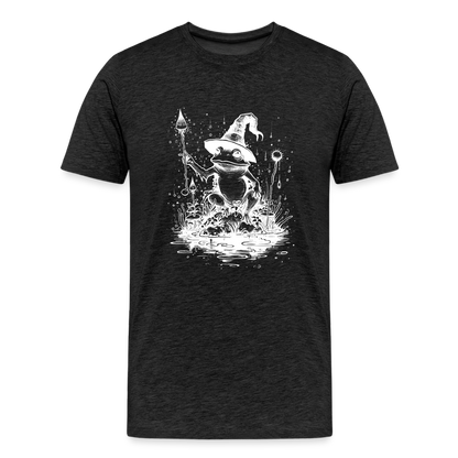 Magischer Frosch mit Zauberhut und Zauberstab - Männer Premium T-Shirt - by Artful Alchemist