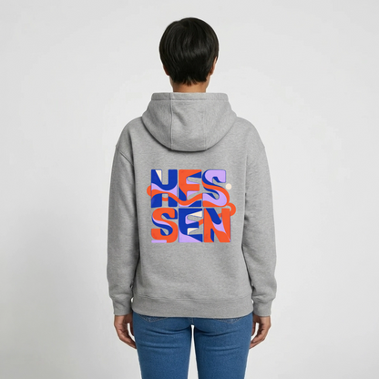 Hessen Color – Oversized Heavyweight Unisex Hoodie - Grau meliert
