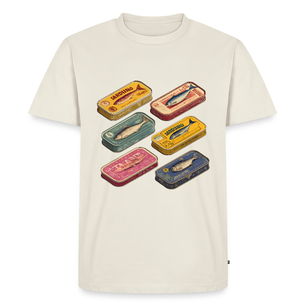 Vintage Sardine Cans Collective - Männer Premium T-Shirt - by Artful Alchemist