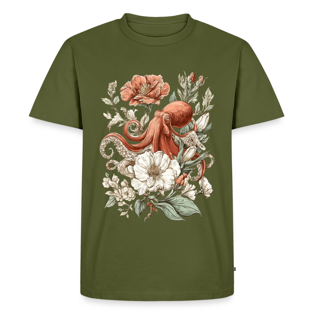 Leviathan Bloom – Vintage Octopus - Männer Premium T-Shirt - by Artful Alchemist
