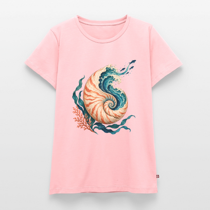 Nautilus Wave – Frauen Premium T-Shirt - Rosa