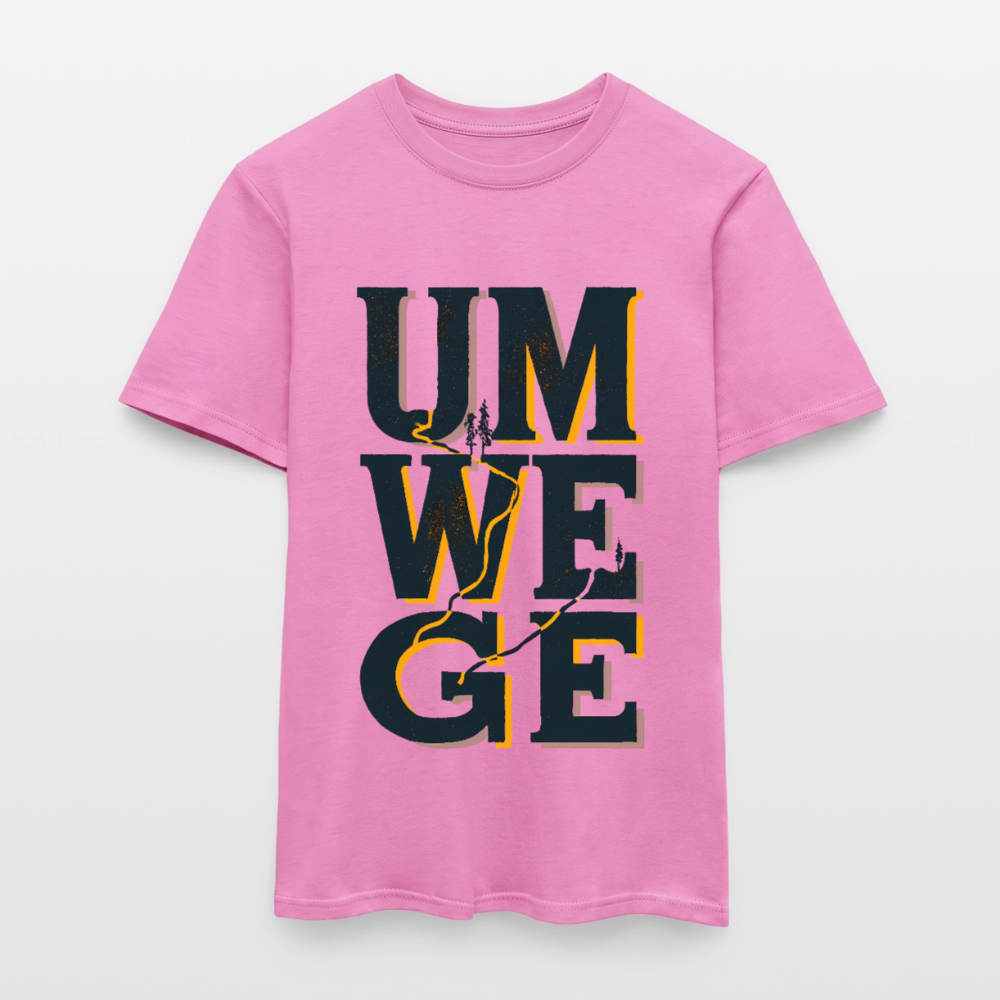Umwege – Männer T-Shirt - Pink