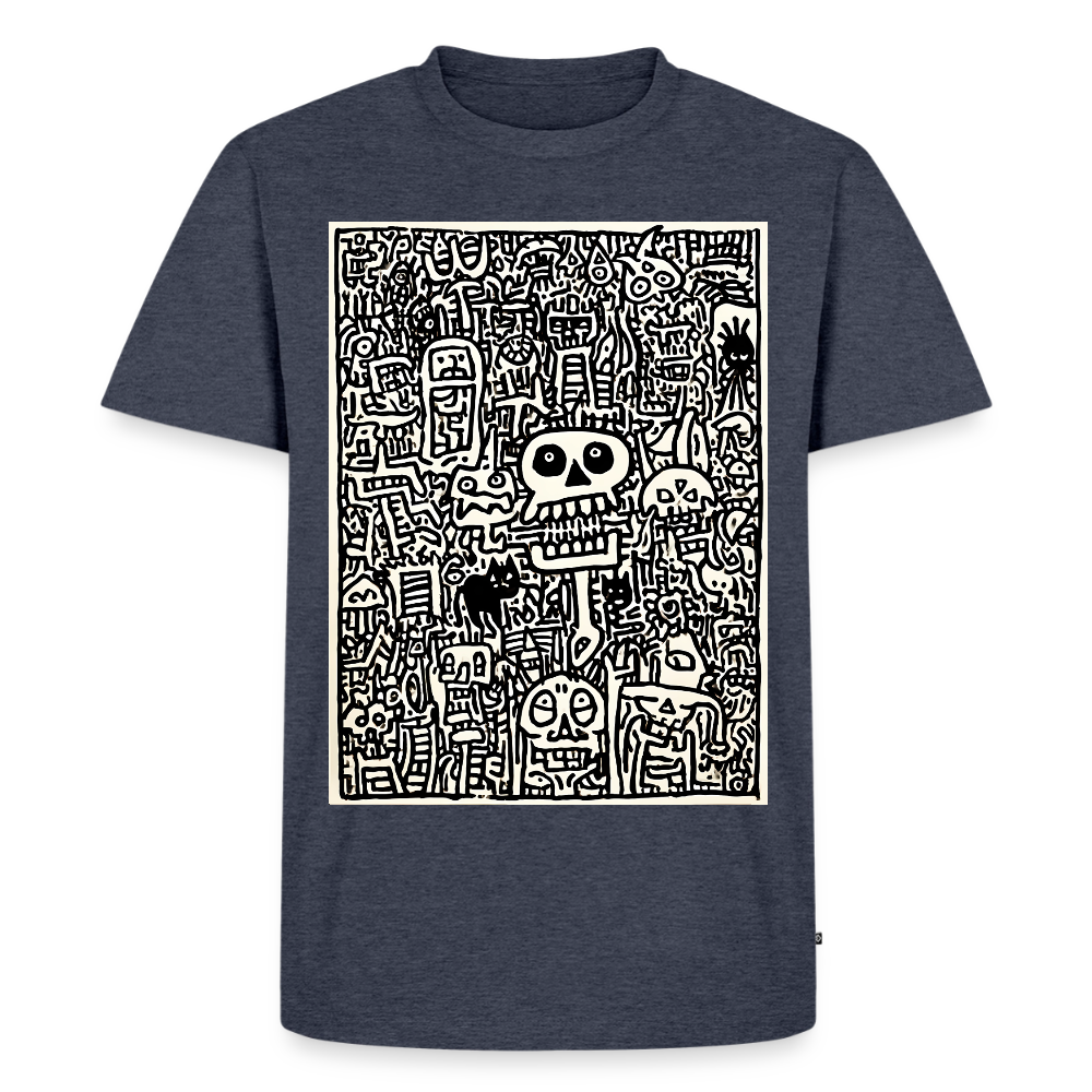 Weird Creatures – Männer Premium T-Shirt - Jeansblau 