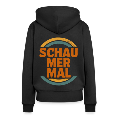 „Schau Mer Mal“ – Retro Look aus Hessen - Frauen Premium Bio Hoodie - by Artful Alchemist