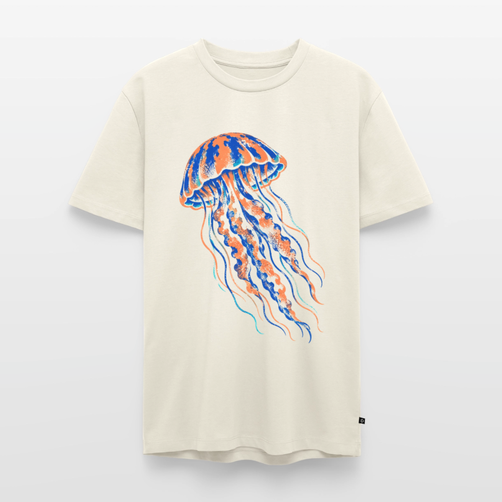 Jellyfish Ink – Männer Premium T-Shirt - Naturweiß