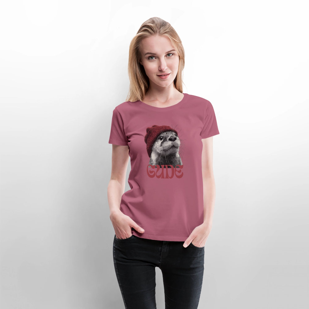 Gude Otter - Frauen Premium Bio T-Shirt - Mauve