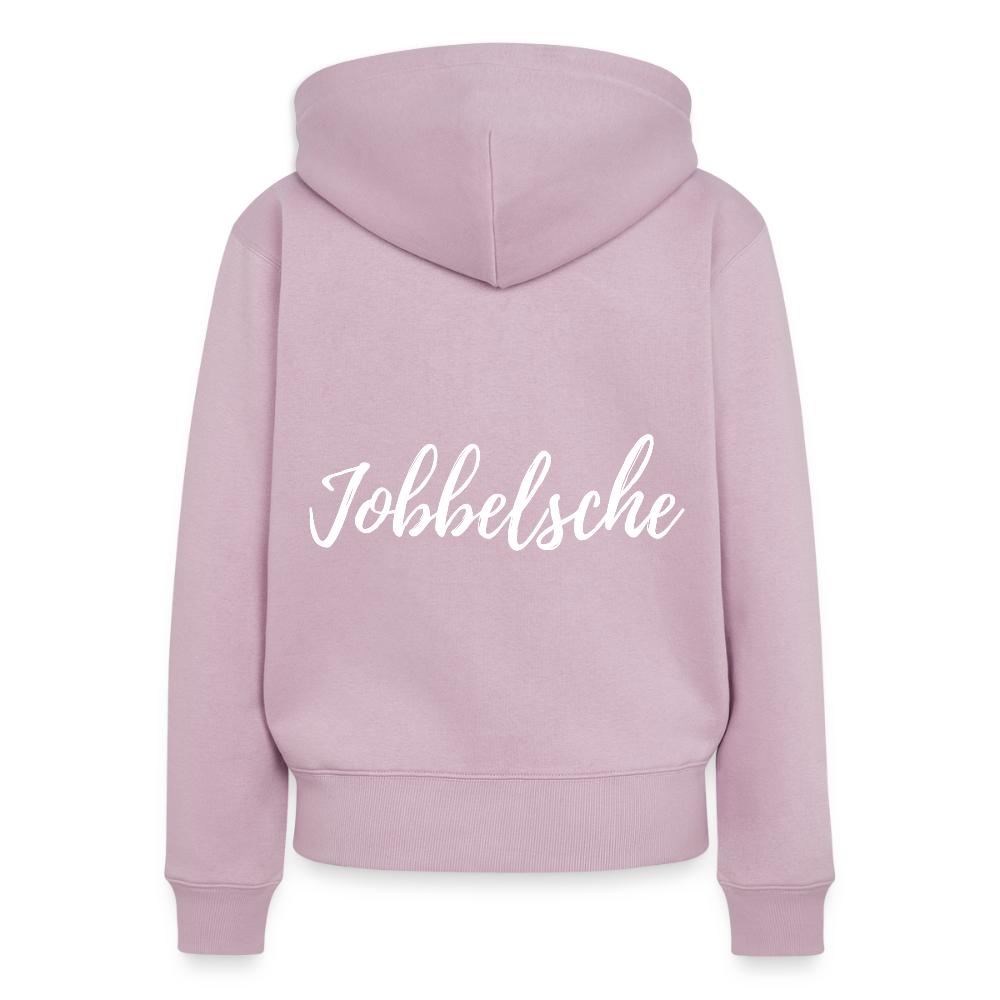 Jobbelsche - Hessisch Mundart - Frauen Premium Kapuzen Jacke - Altrosa