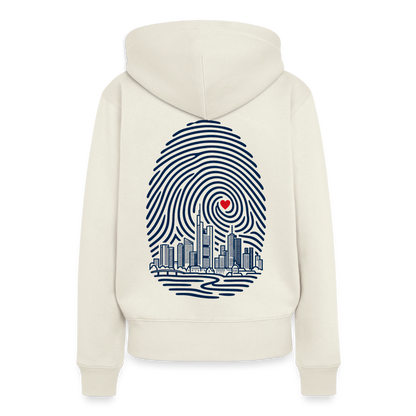 Frankfurt im Herzen - Frauen Premium Hoodie - by Artful Alchemist