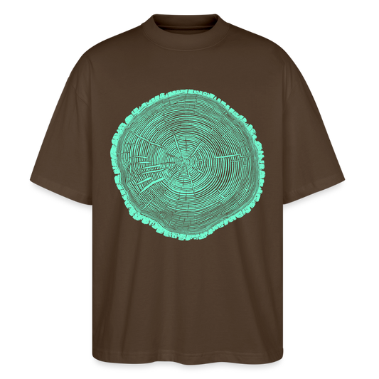 Tree Rings – Oversized Unisex Bio T-Shirt Blaster 2.0 - by Artful Alchemist