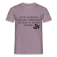„Heute gedenken wir der Menschen…“ – mit Rückseite: „…es ist zwar nichts passiert“ - Männer Shirt - Lilagrau 