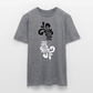 Bembel Ornamente schwarz/weiß - Männer Shirt - Graphit meliert
