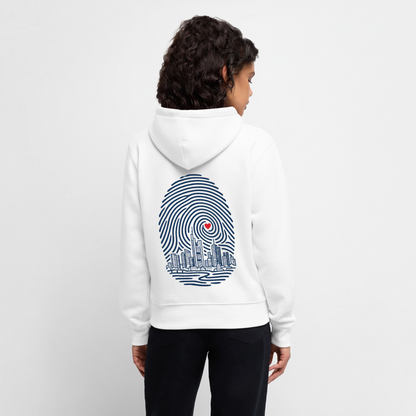 Frankfurt im Herzen - Frauen Premium Hoodie - by Artful Alchemist
