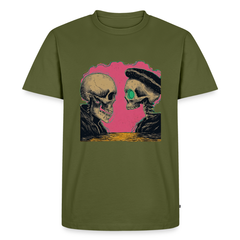 Eternal Gaze – Surreal - Männer Premium Bio T-Shirt - by Artful Alchemist