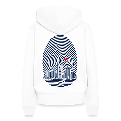 Frankfurt im Herzen - Frauen Premium Hoodie - by Artful Alchemist
