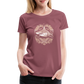 Cooler Hai mit Boho/Tribal Mustern - Frauen Premium T-Shirts - Malve