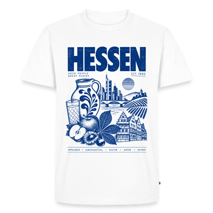 Hessen – Männer Premium T-Shirt - Weiß