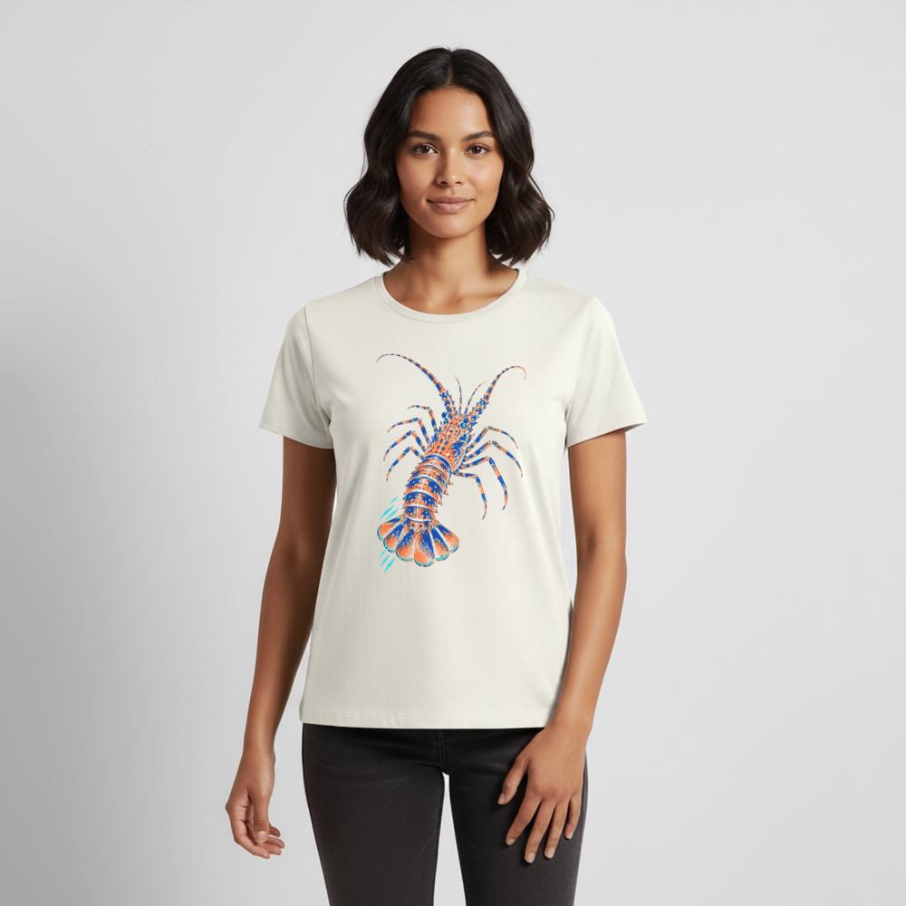 Lobster Ink – Frauen Premium T-Shirt - Naturweiß