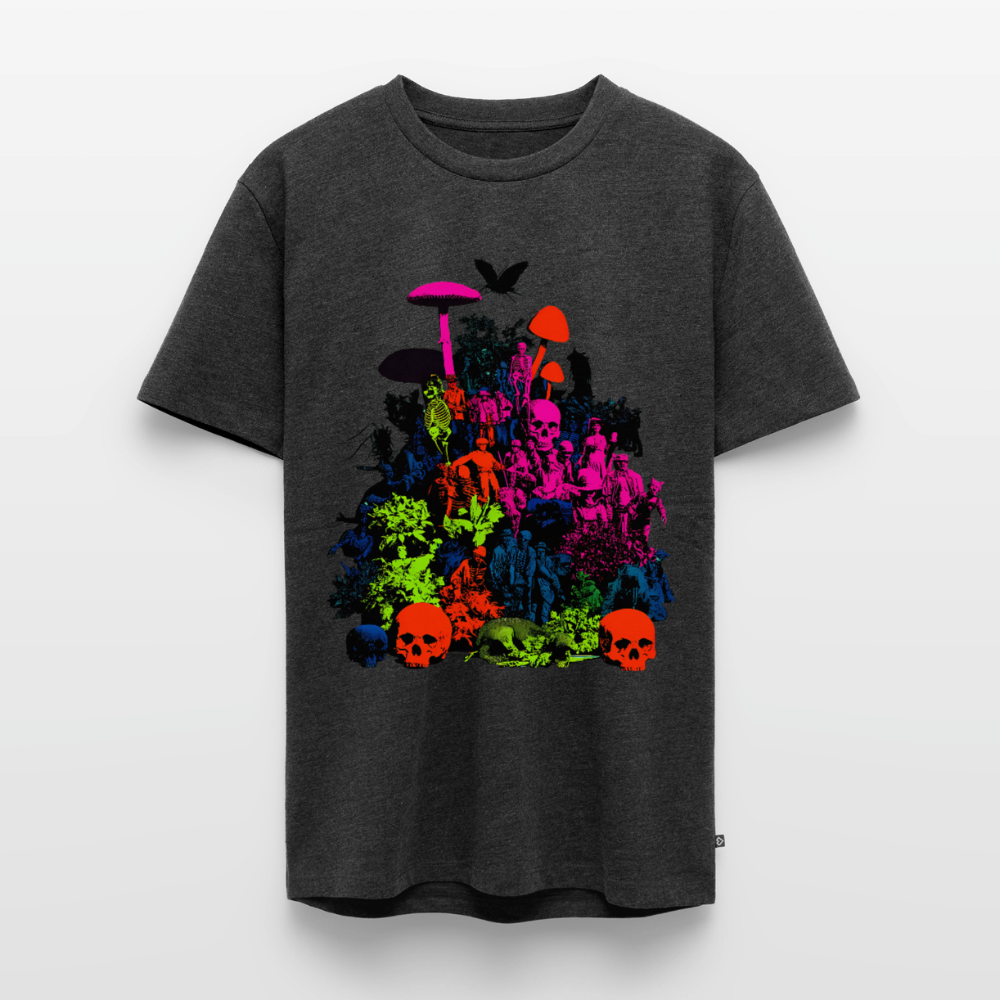 Neon Oddities – Männer Premium T-Shirt - Anthrazit meliert