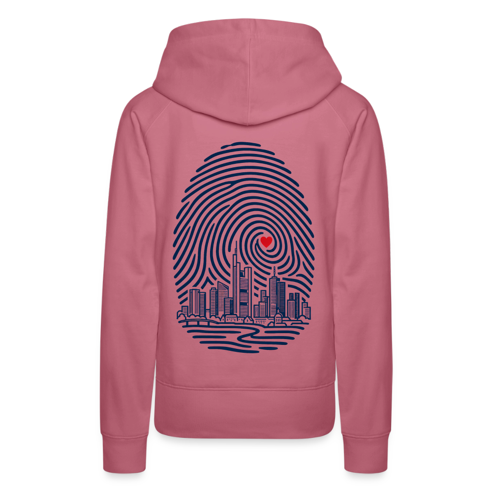 Frankfurt im Herzen - Frauen Premium Hoodie - by Artful Alchemist