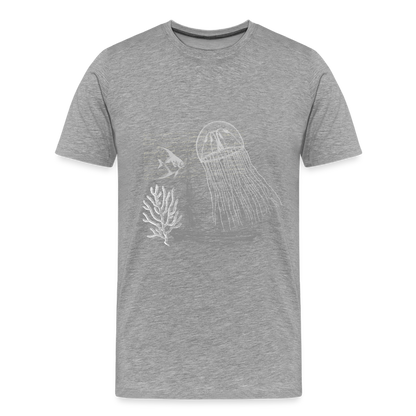 Vintage Steampunk Quallen Motiv - Männer Premium T-Shirts - by Artful Alchemist