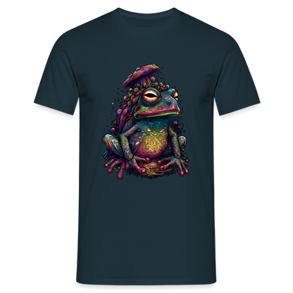 Trippy Pilz Frosch - Psychedelisches Motiv - Männer T-Shirt - by Artful Alchemist