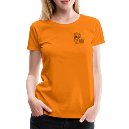 Bembel mit Gläsern - Hessisch Mundart - Frauen Premium T-Shirt - by Artful Alchemist