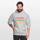 „Gude“ – Retro Look aus Hessen - Unisex Hoodie - Hellgrau meliert