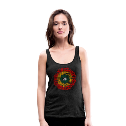 Yogi, Prana Mandala Om im Reggae Stil - Frauen Premium Tank Top - by Artful Alchemist
