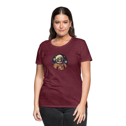 Gruseliges Skelett als Astronaut - Frauen Premium T-Shirt - by Artful Alchemist