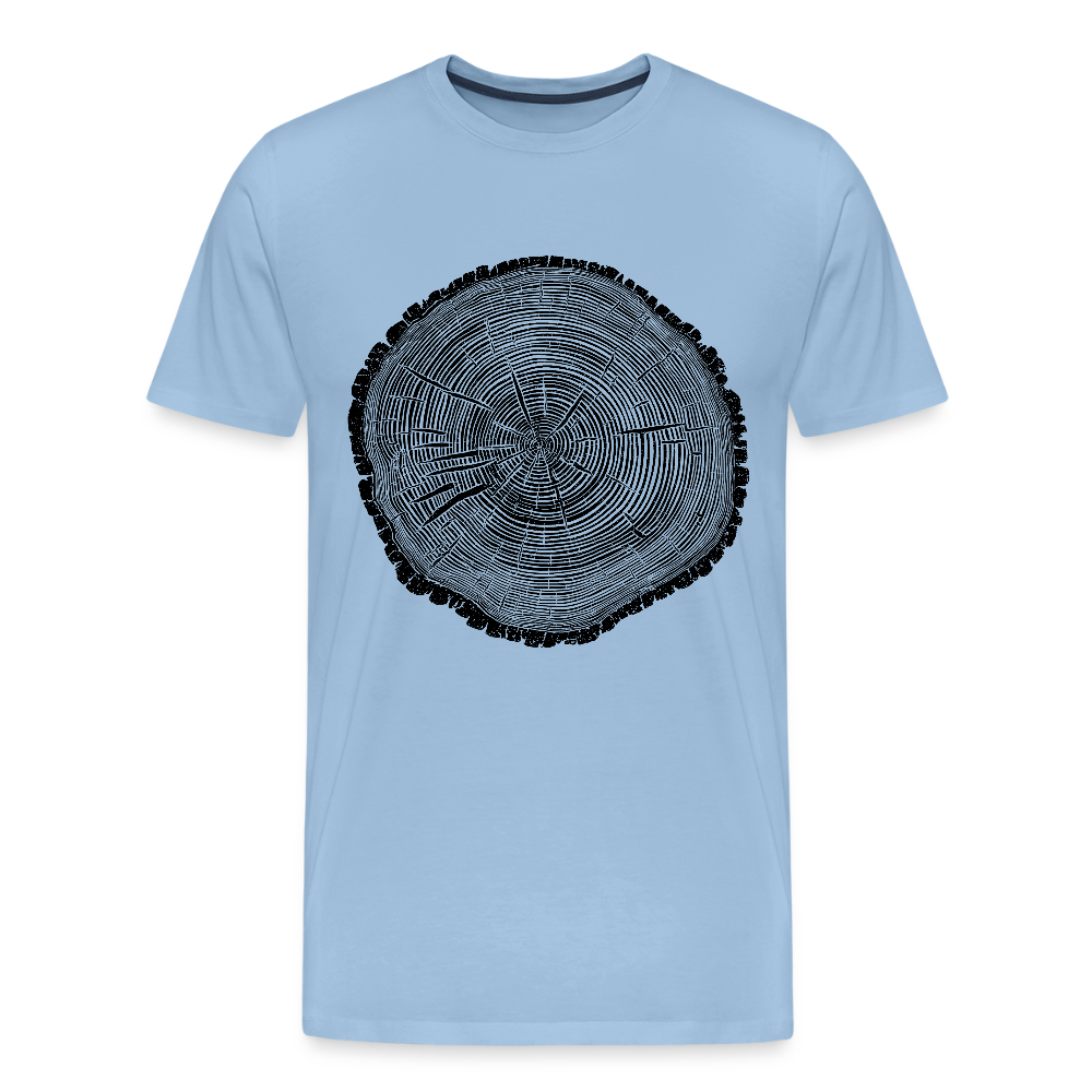 Baumscheibe - Männer Premium T-Shirt - by Artful Alchemist