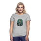 Comic Ghul Zombie Meerjungfrau - Frauen T-Shirt - Grau meliert