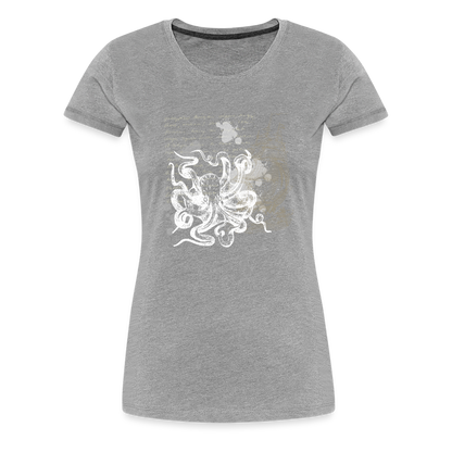 Vintage Steampunk Oktopus Motiv - Frauen Premium T-Shirts - by Artful Alchemist