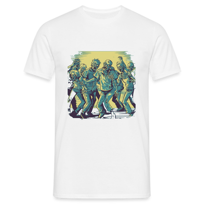Tanzende Zombies - Gruseliges Zombie Motiv - Männer T-Shirt - by Artful Alchemist