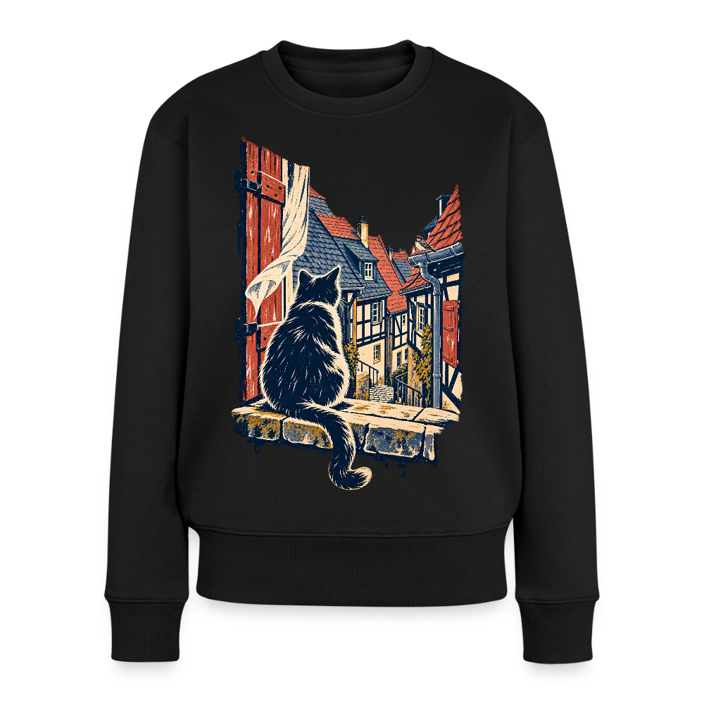 Altstadt-Katze – Frauen Premium Pullover - by Artful Alchemist