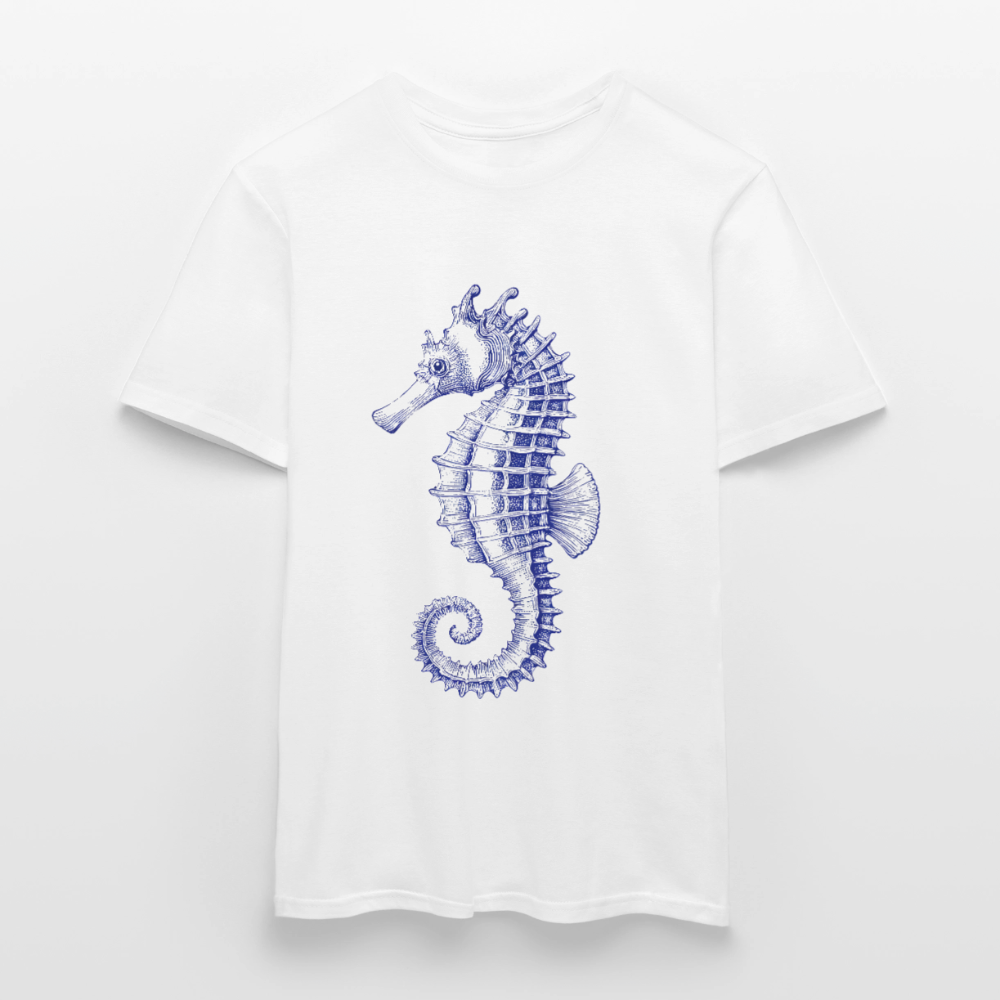 Indigo Seepferdchen - Männer T-Shirt - by Artful Alchemist