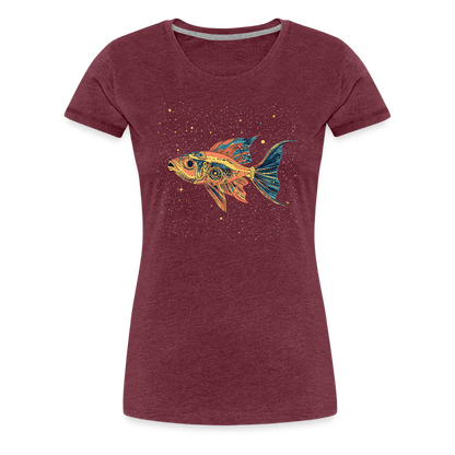 Bunter Meeres Fisch - Frauen Premium T-Shirt - by Artful Alchemist