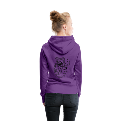 Frankfurter Bembel - Hessisch Mundart - Frauen Premium Hoodie - by Artful Alchemist