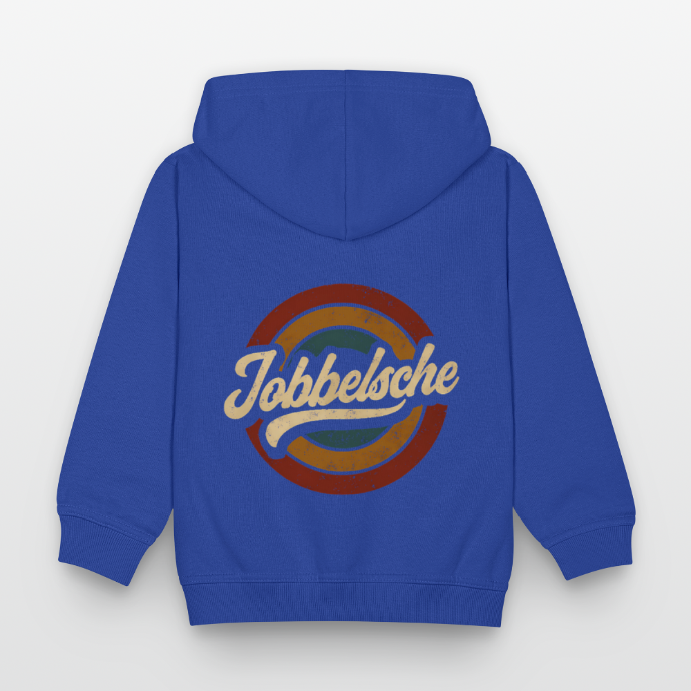 Jobbelsche Retro - Hessisch Mundart - Kinder Premium Kapuzenjacke - Royalblau