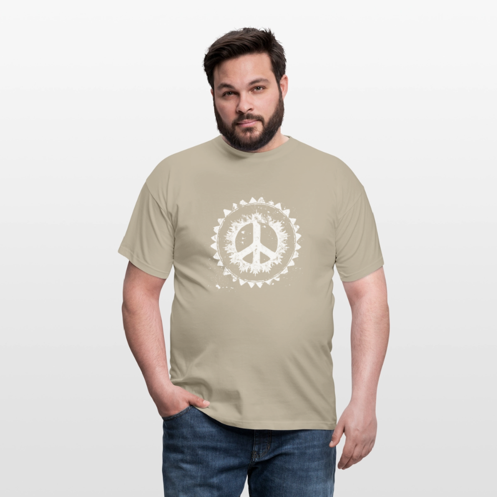Urban Retro Peace Zeichen - Männer T-Shirt - by Artful Alchemist