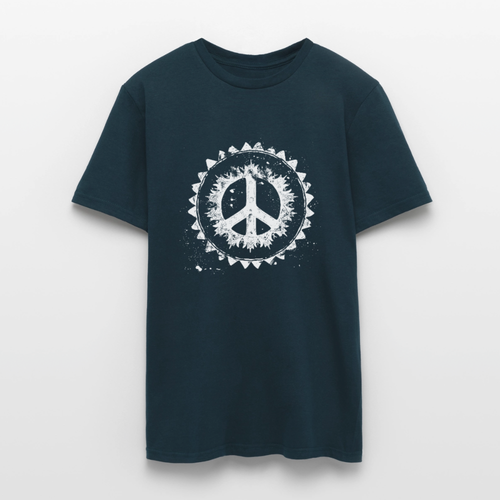 Urban Retro Peace Zeichen - Männer T-Shirt - by Artful Alchemist