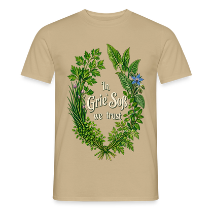 In Grie` Soß we trust - Männer T-Shirt - by Artful Alchemist
