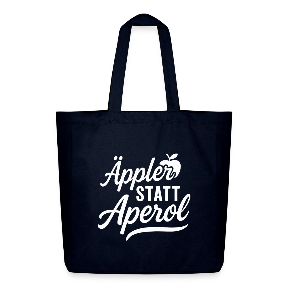Äppler statt Aperol - Midweight recycelter Stoffbeutel von Stanley/Stella - Navy